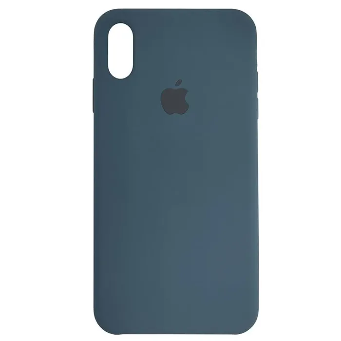 Чохол Quality Silicone Case iPhone XS Max Midnight Blue (8)