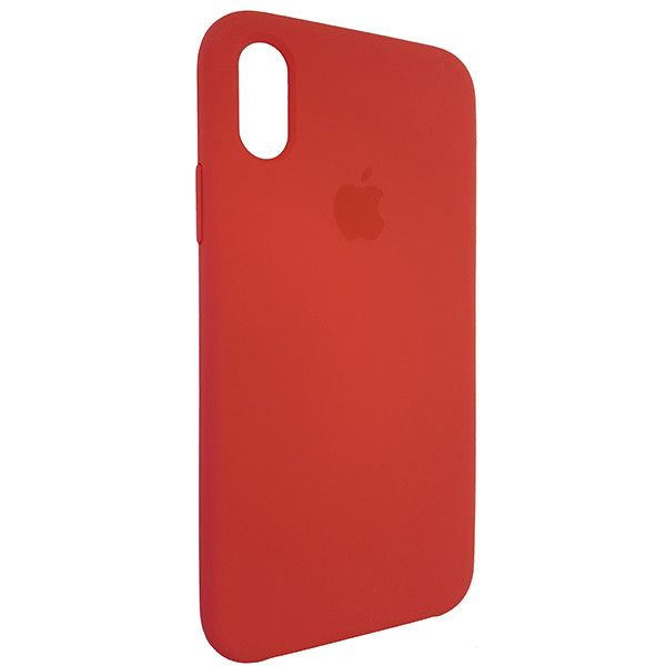 Чохол Copy Silicone Case iPhone X/XS Червоний Raspberry (39)