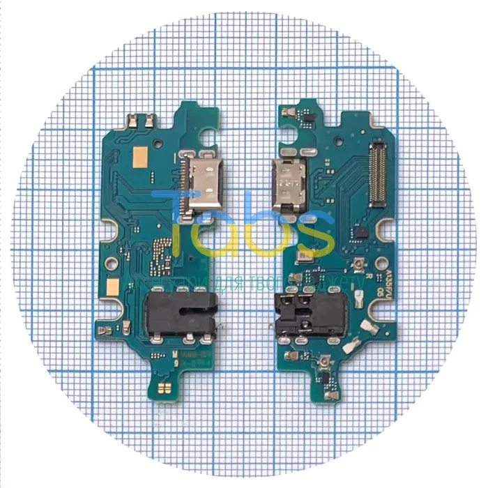 Шлейф Samsung Galaxy M13 M135F з роз'ємами зарядки та навушників, мікрофоном - нижня плата High Quality - зображення 1