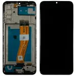 Дисплей для Samsung Galaxy A02s A025F, M02S M025F 160 x 72 мм + тачскрін з рамкою (жовтий шлейф)