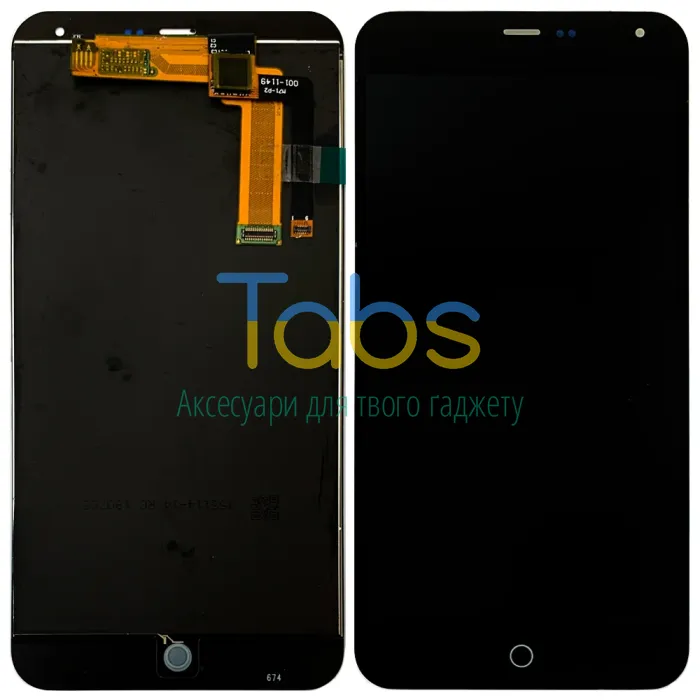 Дисплей для Meizu M1 Note + тачскрін (чорний ) Original Quality - изображение 1