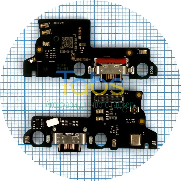 Шлейф Motorola Moto E13 XT2345 з роз'ємом зарядки та мікрофоном - нижня плата Original Quality - зображення 1