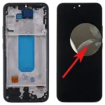 Дисплей для Samsung Galaxy A34 A346B з тачскріном (OLED Small LCD з рамкою - уцінка)