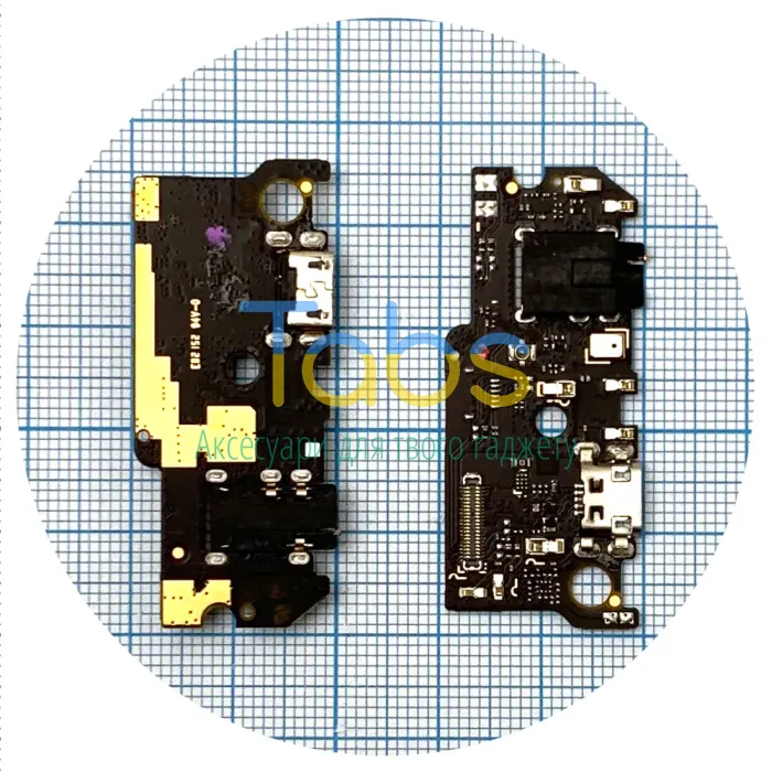Шлейф Meizu M6s M712 з роз'ємом зарядки та мікрофоном - нижня плата Original Quality - зображення 1