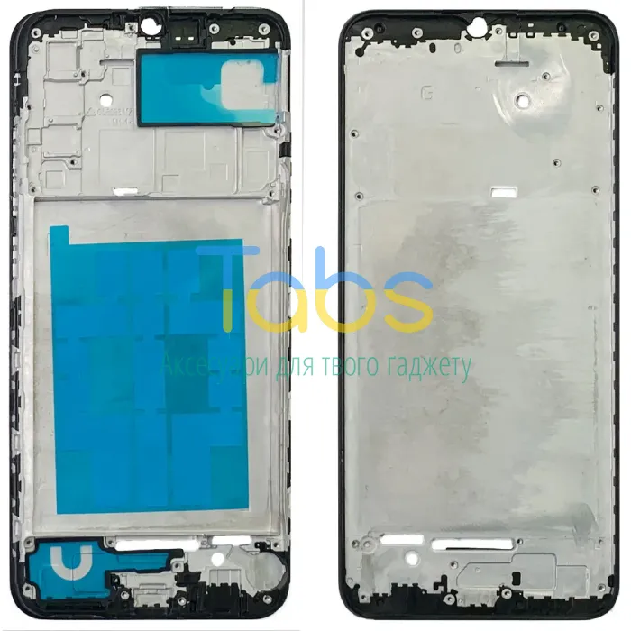 Рамка дисплея Samsung Galaxy A02s A025F, Galaxy M02s M025F (чорна) - изображение 1
