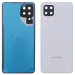 Задня кришка для Samsung Galaxy M32 M325 (біла зі склом камери)