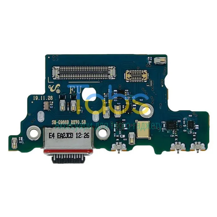 Шлейф Samsung Galaxy S20 Ultra G988B з роз'ємом зарядки та мікрофоном - нижня плата Original Quality - зображення 1