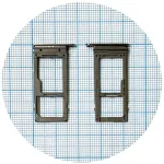 Тримач SIM карти Samsung Galaxy S9 G960F, S9 Plus G965F (-)