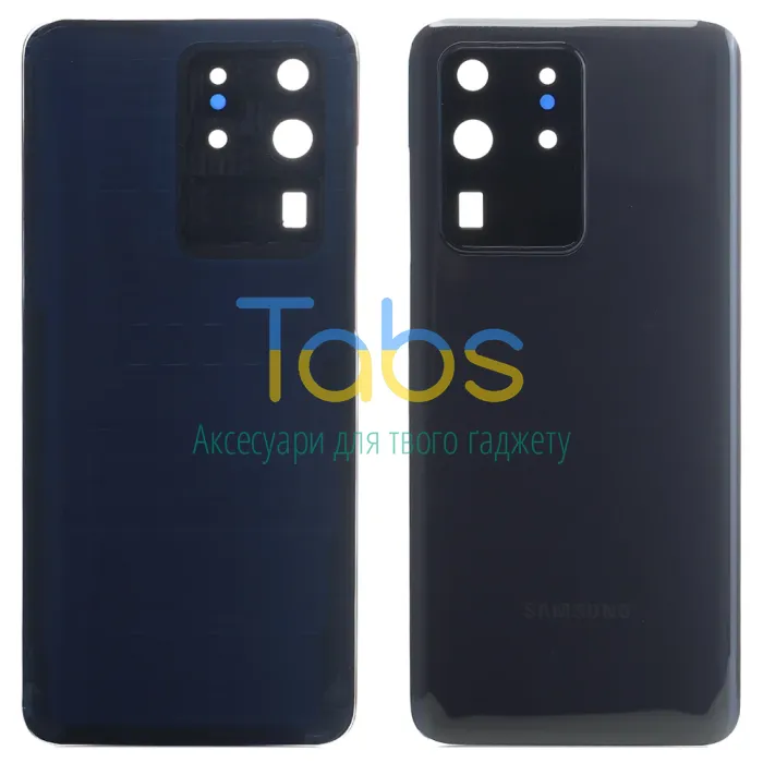 Задня кришка для Samsung Galaxy S20 Ultra G988F (сіра зі склом камери) - зображення 1