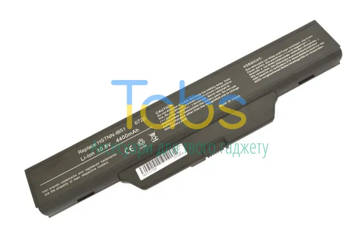 Аккумулятор для ноутбука HP Compaq HSTNN-IB62 550 10.8V Black 5200mAh OEM - изображение 1