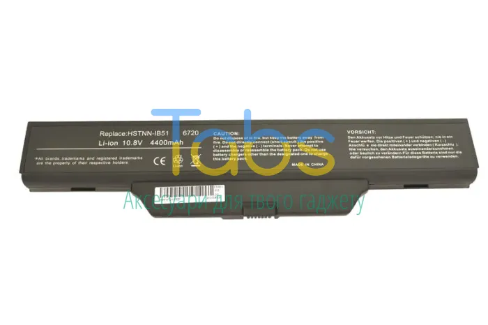 Аккумулятор для ноутбука HP Compaq HSTNN-IB62 550 10.8V Black 5200mAh OEM - изображение 3