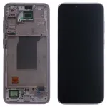 Дисплей для Samsung Galaxy A35 5G A356E + тачскрин з рамкою (фіолетовий оригінал OEM SP)