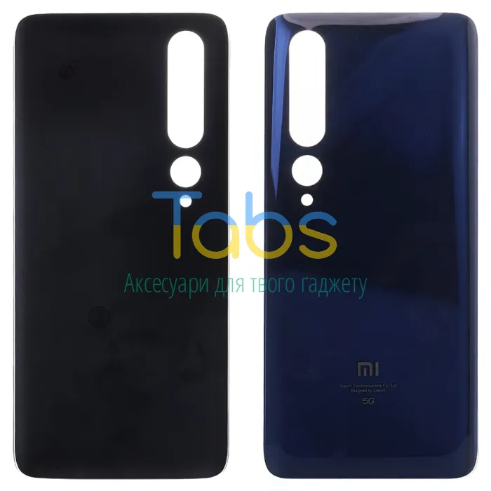 Задня кришка для Xiaomi Mi 10 (сіра ) Original Quality - зображення 1