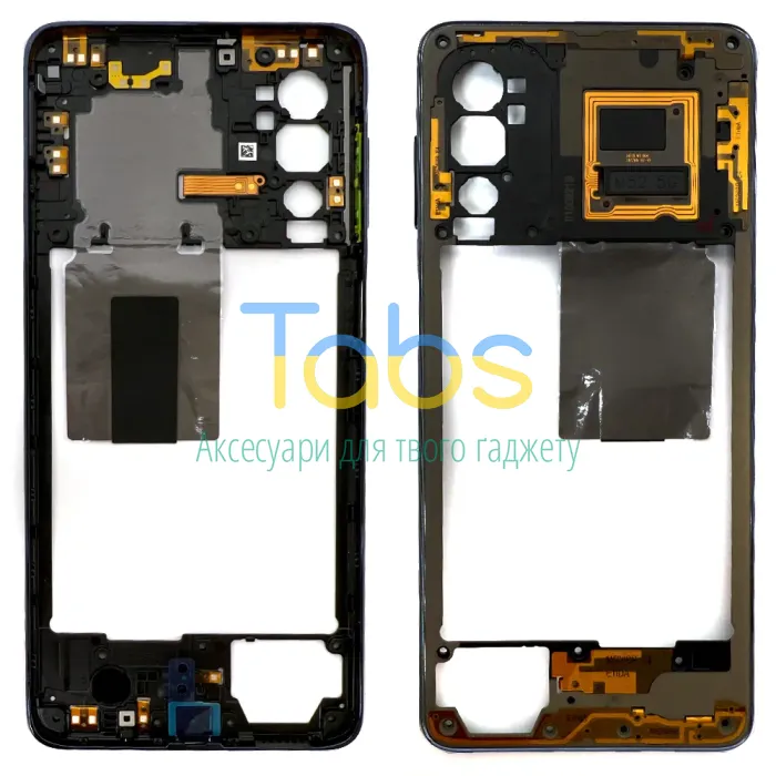 Рамка корпусу Samsung Galaxy M52 5G M526B (чорна) - изображение 1