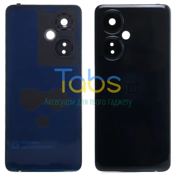 Задня кришка для OnePlus Nord CE 3 Lite 5G (сіра оригінал OEM зі склом камери) - зображення 1