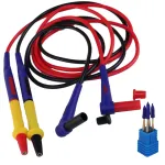 Щупи для мультиметра Mechanic RP15, 1000V 20A (товщина голки 0,1 мм, змінні голки, покриття голок позолочена сталь)