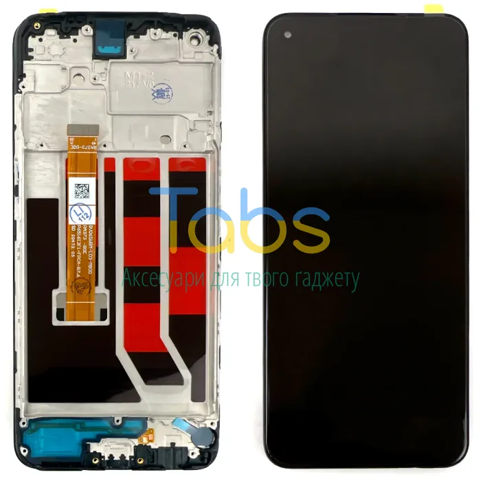 Дисплей для Oppo A53 CPH2127, A32 2020, A33 Realme 7i, C17 з тачскріном ( з рамкою BV065WBM-L03-MB00) Original Quality - зображення 1