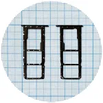 Тримач SIM карти Samsung Galaxy A11 A115F, M11 M115F (чорний на 2 SIM + MicroSD)