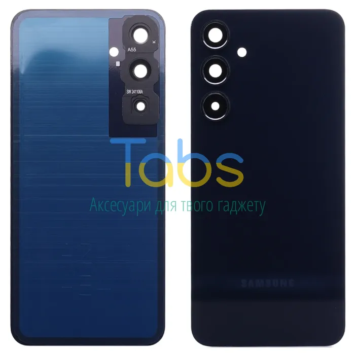Задня кришка для Samsung Galaxy A55 5G A556 (синя зі склом камери) Original Quality - зображення 1