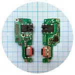 Шлейф для Vivo Y31 V2036 Vivo Y51 2020 з роз'ємами зарядки та навушників з мікрофоном - нижня плата High Quality