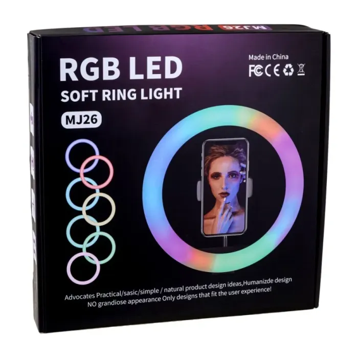 Лампа RGB MJ26 26cm м'ята упаковка Чорний - зображення 2