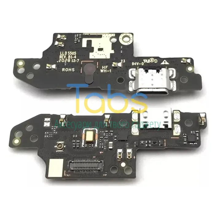 Шлейф Xiaomi Redmi 9A, Redmi 9C з роз'ємом зарядки та мікрофоном, - нижня плата Original Quality - зображення 1