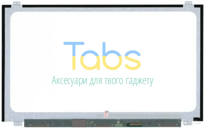 Матрица для ноутбука 15,6", Slim (тонкая), 40 pin (снизу справа), 1366x768, Светодиодная (LED), крепления снизу\сверху, глянцевая, LG-Philips (LG), LP156WHU(TL)(A1) - зображення 1