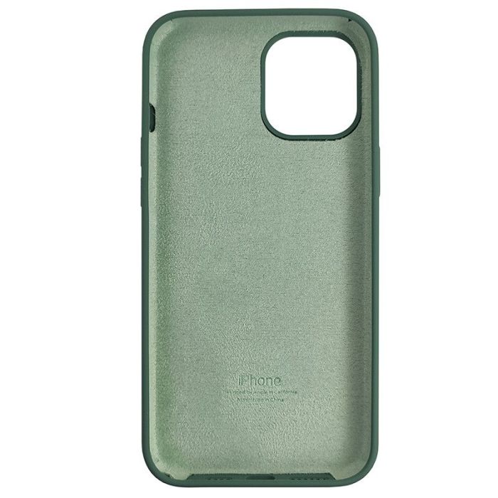 Чохол Copy Silicone Case iPhone 12 Pro Max Wood Green (58)
