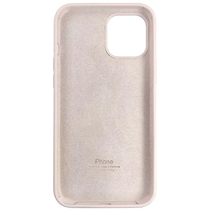 Чехол Quality Silicone Case iPhone 12/12 Pro Sand Pink (19)