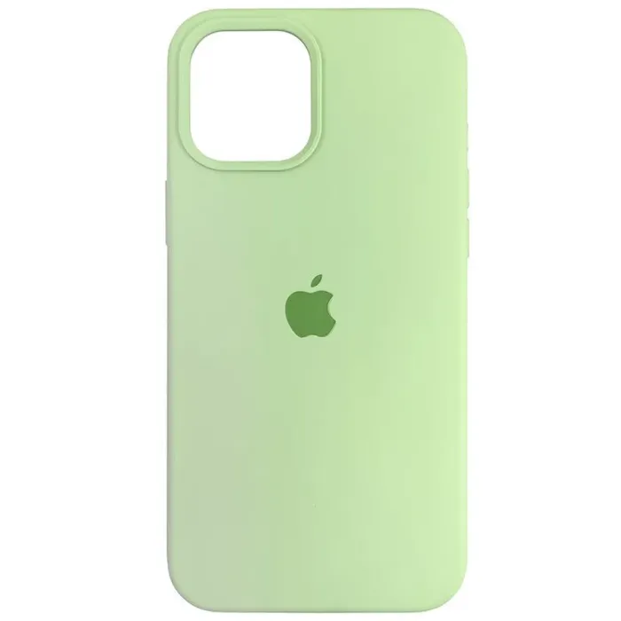 Чохол Quality Silicone Case iPhone 12 Pro Max Mint (1)