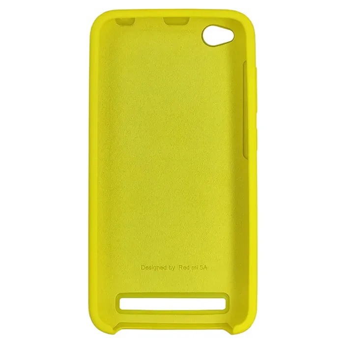 Чехол Silicone Case for Xiaomi Redmi 5A Yellow (4)