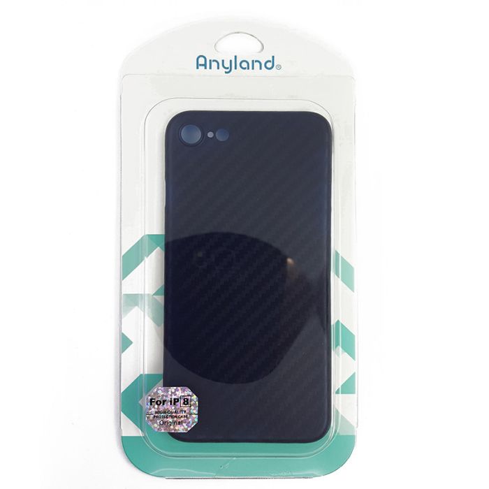 Чохол Anyland Carbon Ultra thin для Apple iPhone 7/8/SE темно-синій