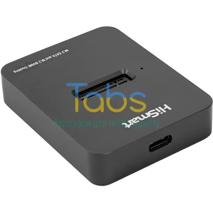 Док-станція для одного SSD-накопичувача M.2 SATA/NVME, USB-A, USB-C - зображення 1