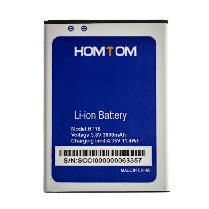 Аккумулятор для Homtom HT16, HT16 Pro (3000mAh) Original PRC