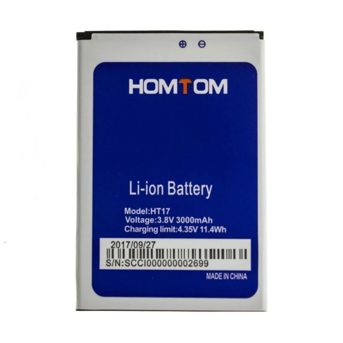 Акумулятор для Homtom HT17, HT17 Pro (3000mAh) Original PRC