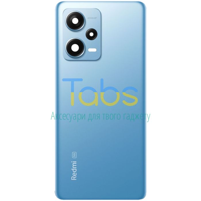 Задня кришка для Xiaomi Redmi Note 12 Pro+ 5G (синя зі склом камери) Original Quality - зображення 1