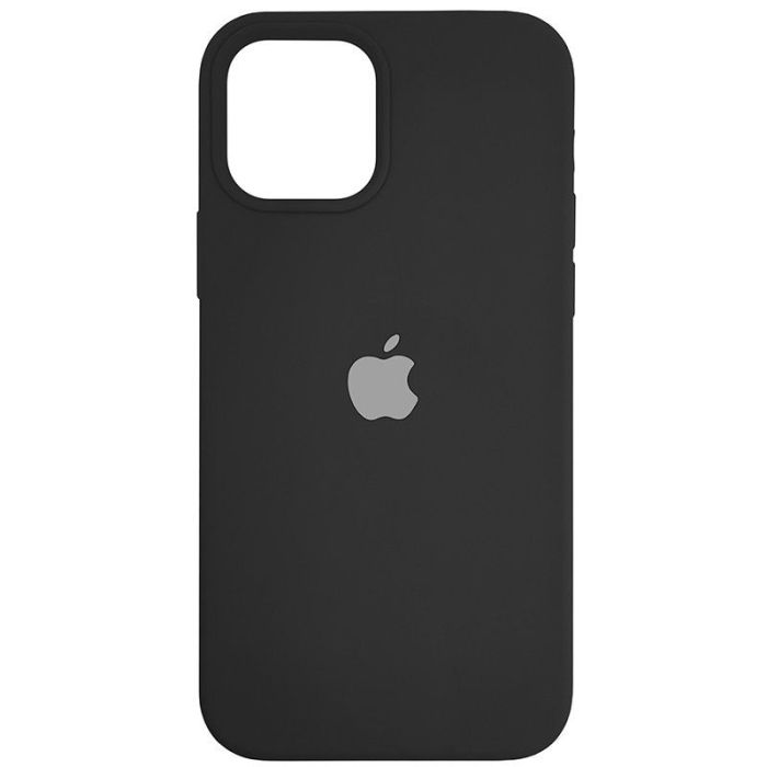 Чохол Copy Silicone Case iPhone 12/12 Pro Чорний (18)