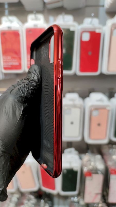 Чохол Glass Case для Apple iPhone 11 Pro Max Червоний
