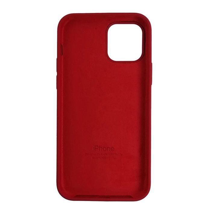 Чохол Copy Silicone Case iPhone 12 Pro Max China Червоний (33)