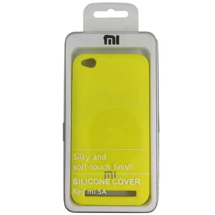 Чехол Silicone Case for Xiaomi Redmi 5A Yellow (4)