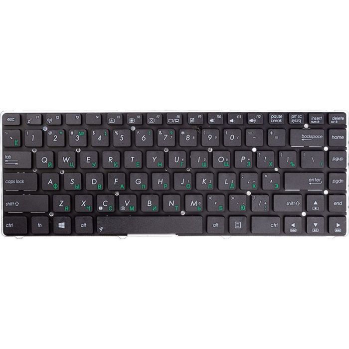 Клавіатура для ноутбука Asus K45, R400, N45, Чорна