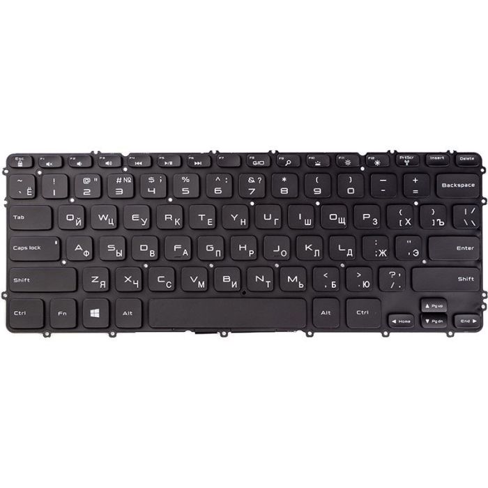 Клавіатура для ноутбука DELL Precision M3800 XPS 15 9530, Чорна, підсвічування
