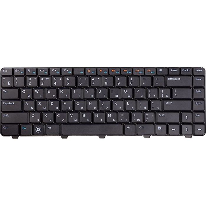 Клавіатура для ноутбука DELL Inspiron 14R, 14V, N3010, N4010, Чорна