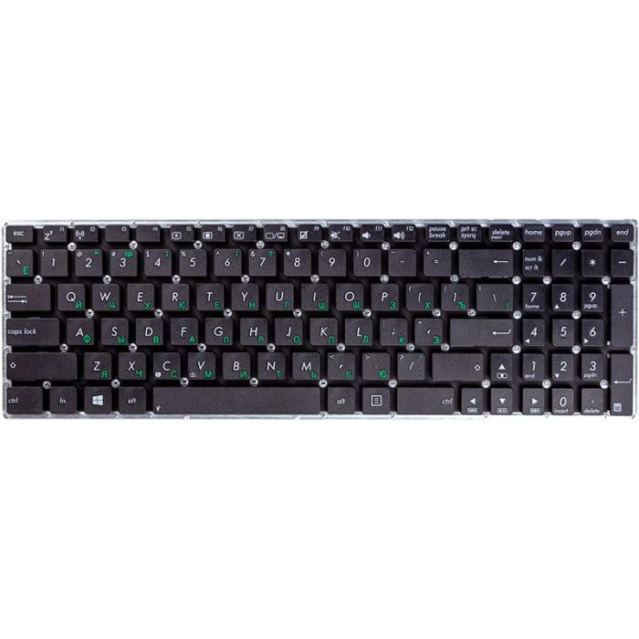 Клавіатура для ноутбука Asus X556, X556U чорний