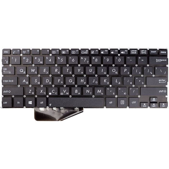 Клавіатура для ноутбука Asus F200CA, X200CA Чорна