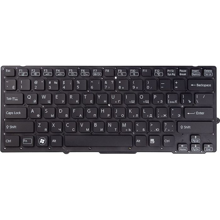 Клавіатура для ноутбука Sony Vaio VPC-SB, VPC-SA чорний