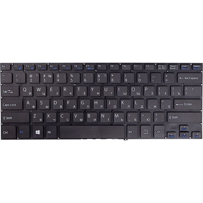 Клавіатура для ноутбука Sony Vaio FIT 14E чорний
