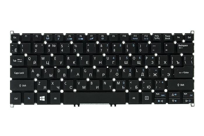 Клавіатура для ноутбука ACER Aspire E3-111, V5-122 чорний, без кадру