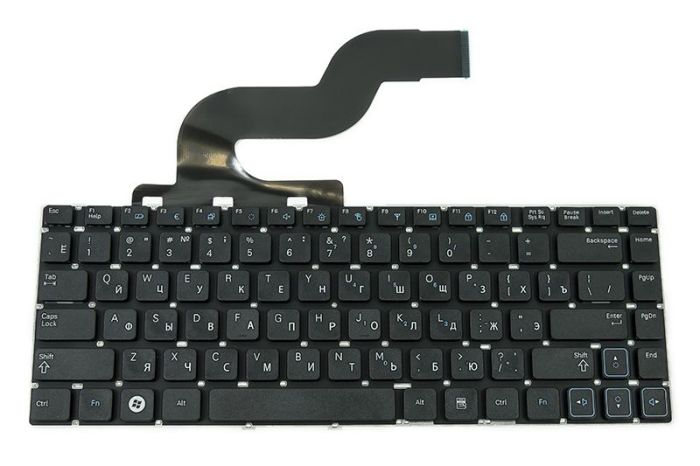 Клавіатура для ноутбука Samsung RV411 чорний, без кадру