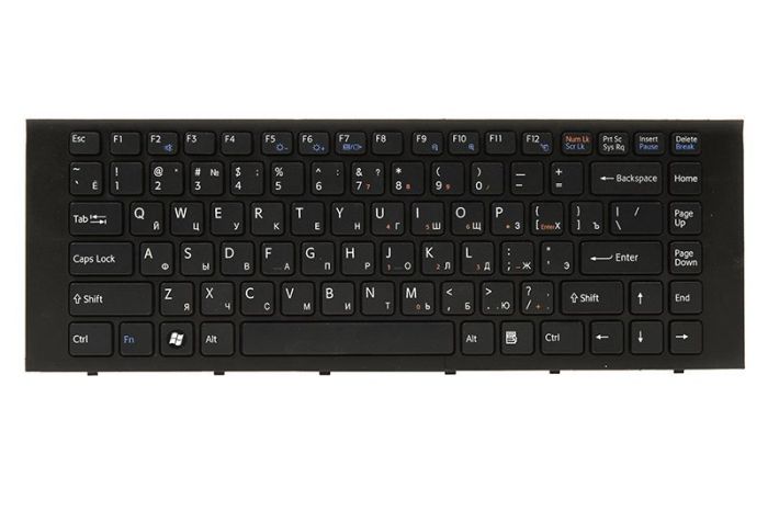 Клавіатура для ноутбука Sony EG чорний, чорний кадр
